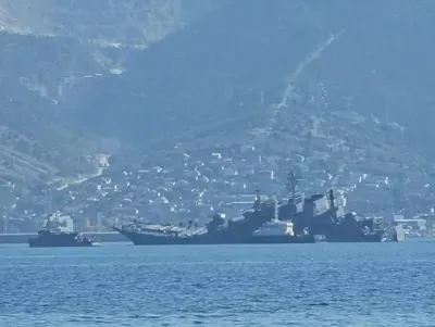росіяни вивели на зовнішній рейд новоросійська два великих десантні кораблі - Плетенчук
