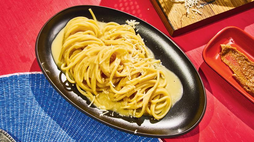 Spaghetti mit Miso-Butter: Misophile Nudeln
