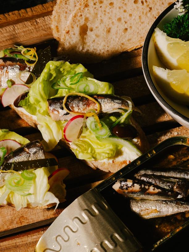 Sardinen: Crostini bei die Fische