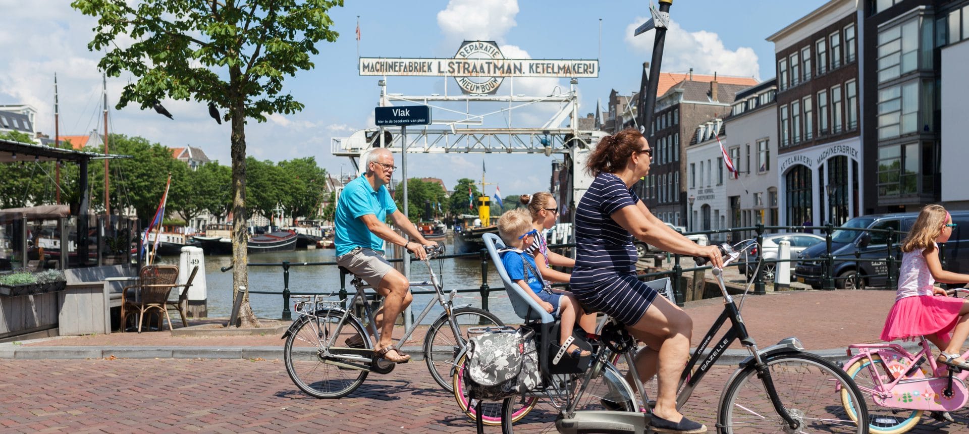 Fietsen Dok Straatman Roobrug havens Dordrecht