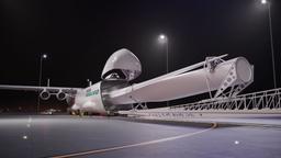 World’s longest plane plans to fly football-field long wind turbine blades