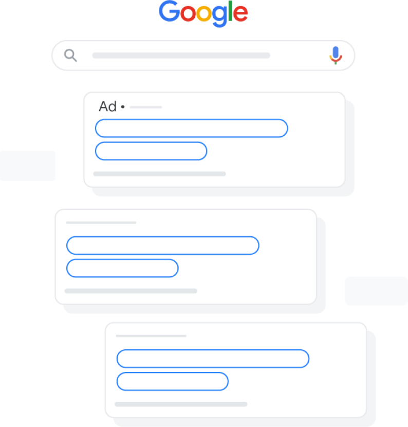 A Google Search text ad