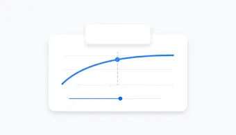 Diagramm mit steigenden Conversion-Zahlen im Budgetverlauf