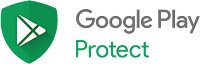 A green shield and the words Google Play Protect
