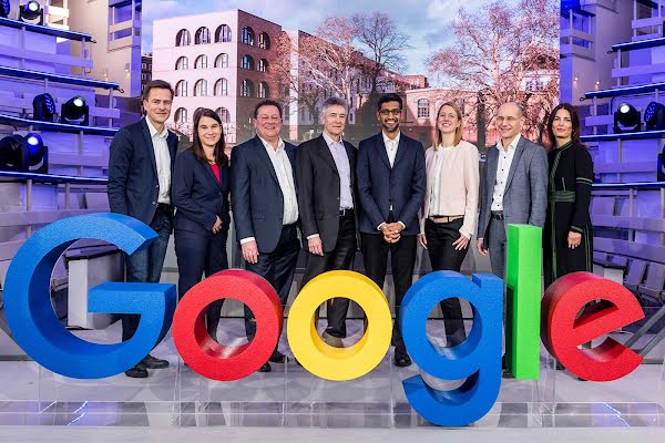 google in deutschland: Googles CEO Sundar Pichai zu Besuch in Berlin