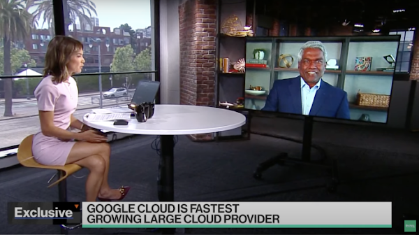 Google Cloud CEO joins Bloomberg to discuss momentum, sustainability strategy