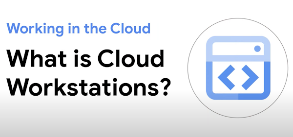 Slide de abertura para "O que é o Cloud Workstations?"