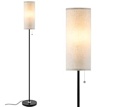 Coucrek Floor Lamp for Living Room, 3 Color Temperature Modern Standing Lamps, Minimalist Pole Lamp Tall Lamps for Bedroom …