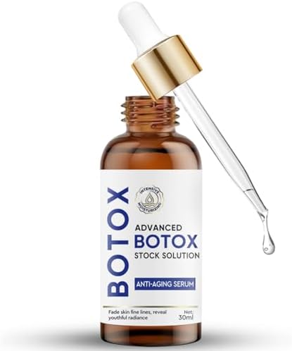 Botox in A Bottle, Botox Face Serum with Vitamin C & E, Botox Stock Solution Facial Serum, Anti Aging & Instant Face Tightening, Reduce Wrinkles