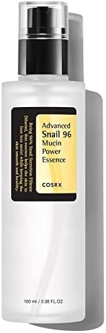 COSRX Snail Mucin 96% Power Repairing Essence 3.38 fl.oz 100ml, Hydrating Serum for Face with Snail Secretion Filtrate for Dull Skin & Fine Lines, Korean Skincare