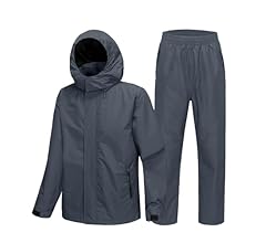 Mens Rain Coat Golf Rain Gear for Men Waterproof Rain Suit Jacket and Pants