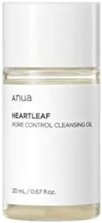 Heartleaf Pore Control Cleansing Oil Mini, Korean Oil Cleanser for Face, Makeup Blackheads Removal, Travel Set, Gift, Kore...