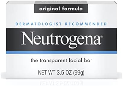 Neutrogena The Transparent Facial Bar Original Formula, 3.50 oz (Pack of 3)
