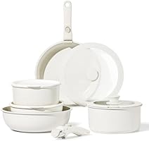 carote pots and pans set with removable handle