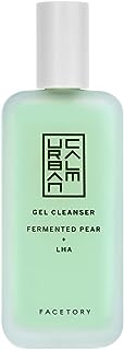 FACETORY Urban Calm Purifying Gel Facial Cleanser - Hydrating Face Wash with Fermented Pear & Capryloyl Salicylic Acid LHA...