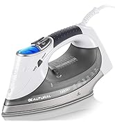 BEAUTURAL 1800-Watt Steam Iron with Digital LCD Screen, Double-Layer and Ceramic Coated Soleplate...