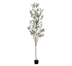 Nearly Natural Olive Tree Artificial Indoor 7FT Tall Silk Faux Olive Tree for Home and Office Decor, Fake Potted Olive Tree…