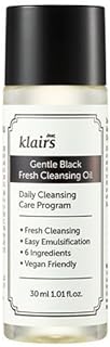 DearKlairs] Gentle Black Fresh Cleansing Oil, a light and spreadable texture, only 6 ingredients (1.01 Fl Oz)