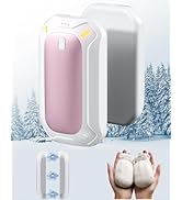 coldSky 2 Pack Hand Warmers Rechargeable, 𝗗𝘂𝗮𝗹 𝗠𝗮𝗴𝗻𝗲𝘁𝗶𝗰 Electric Hand Warmer, Double-...