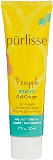 Purlisse Pineapple Brightening Gel Cream Cruelty-free & clean, Paraben & Sulfate-free, Pineapple brightens skin, Antioxida...