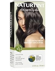 Naturtint Permanent Hair Color 3N Dark Chestnut Brown (Pack of 1), Ammonia Free, Vegan, Cruelty Free, up to 100% Gray Coverage, Long Lasting Results
