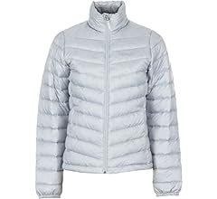 Women's Jena Jacket, Lightweight, Down-Insulated, Warm Winter Jacket, Silver, Small