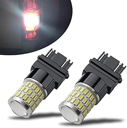 iBrightstar Newest 9-30V Super Bright Low Power 3157 4157 3057 3156 LED Bulbs with Projector Replacement for B