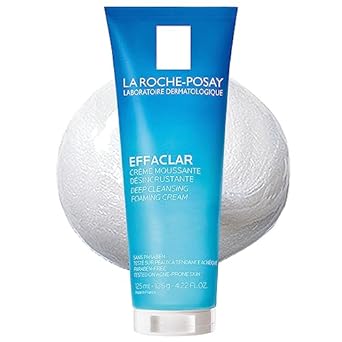LA ROCHE POSAY Effaclarsensitive Skincreamtubefacedeep Cleansingfoaming Cream