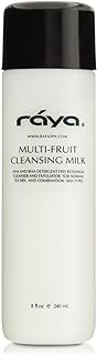 Raya Multi-Fruit Facial Cleansing Milk with AHA and BHA 8 oz (G-154) | Exfoliating Soap-Free Cleanser and Make-Up Remover ...