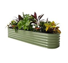 Vego garden Raised Garden Bed Kits, 17" Tall 9 in 1 8ft X 2ft Metal Raised Planter Bed for Vegetables Flowers Ground Plante…