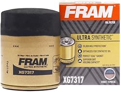 FRAM Ultra Synthetic Automotive Replacement Oil Filter, Designed for Synthetic Oil Changes Lasting up to 20k M