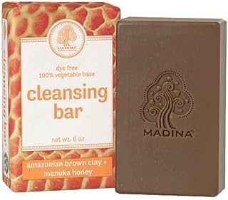 Generic Manuka Honey Amazonian Brown Clay Soap - Rich in Magnesium, Natural ingredients, Vegan, No Artificial Colors