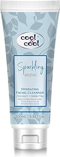 Cool & Cool Sparkling Shine Hydrating Facial Cleanser | Aloe Vera, Coconut Water & Green Tea; Restores Moisture for Smooth...