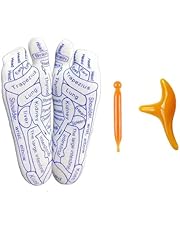 Reflexology Socks Set - Reflexology Socks with Massage Tool - Foot Pain Relief and Acupressure Reflexology Foot Massage Socks (Woman)
