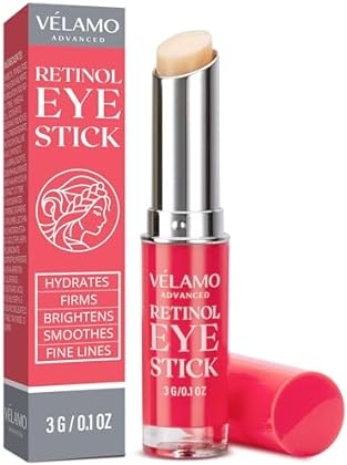 VELAMO ADVANCED Retinol Eye Stick: Retinol Eye Cream for Dark Circles and Puffiness - Under Eye Treatment Brightener Cream...
