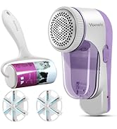Yomeie Fabric Shaver & Lint Roller Set, Electric Lint Remover for Clothes, Furniture and Couch, S...