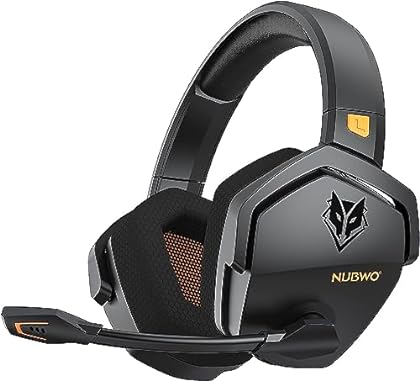 NUBWO G06 Dual Wireless Gaming Headset with Microphone for PS5, PS4, PC, Mobile, Switch: 2.4GHz Wireless + Bluetooth - 100...