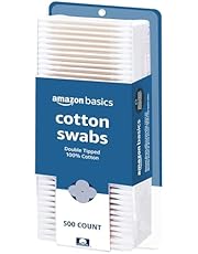 Amazon Basics Cotton Swabs, 500 Count