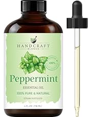 Handcraft Blends Peppermint Essential Oil - Huge 4 Fl Oz - 100% Pure and Natural - Premium Grade with Glass Dropper