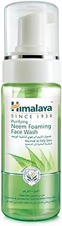 Himalaya Purifying Neem Foaming Face Wash with Neem and Turmeric for Oily Skin, 5.07 oz (150 ml)