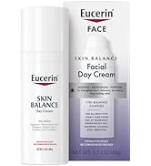 Eucerin Skin Balance Day Cream, Sensitive Skin Face Moisturizer Enriched with Tri-Balance Complex...