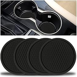 SINGARO Car Cup Coaster, 4PCS Universal Non-Slip Cup Holders Embedded in Ornaments Coaster, Car Interior Acces