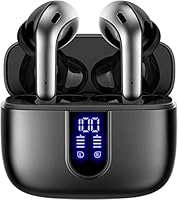 TAGRY Bluetooth Headphones True Wireless Earbuds 60H Playback LED Power Display Earphones with Wireless Charging Case...