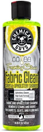 Chemical Guys CWS20316 Foaming Citrus Fabric Clean Carpet & Upholstery Cleaner (Car Carpets, Seats & Floor Mat