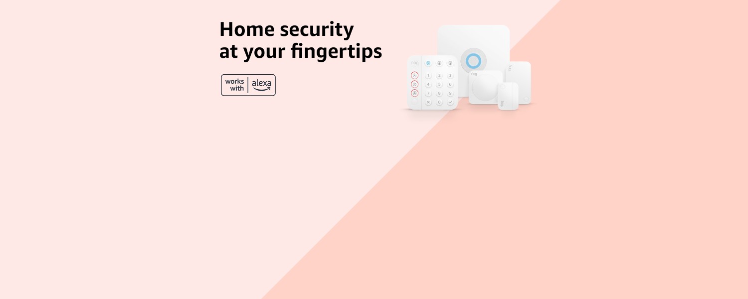 Home security at your fingertips. Works with Alexa.