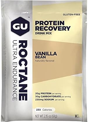 GU Energy Roctane Ultra Endurance Protein Recovery Drink Mix, Gluten-Free and Kosher Dairy, Recovery Support After Any Wor...