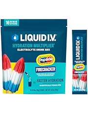Liquid I.V.® Hydration Multiplier® - Popsicle Firecracker - Hydration Powder Packets | Electrolyte Powder Drink Mix | Convenient Single-Serving Sticks | Non-GMO | 1 Pack (16 Servings)