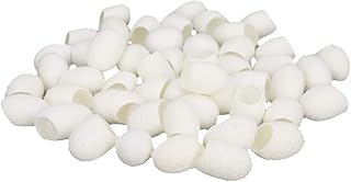 50 pieces silkworm cocoons, silk cocoons, peeling silkworm balls for facial care removing blackheads