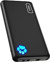 INIU Portable Charger, Slimmest 10000mAh 5V/3A Power Bank, USB C in&Out High-Speed Charging Battery Pack, External Phone...
