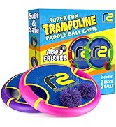 Fun Bouncy Paddle & Stringy Ball Toss & Catch Game - Easy to Use for Kids All Ages - Also Works a...